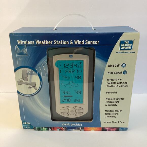 The Weather Channel Wireless Weather Station And Wind Sensor New - Picture 1 of 13